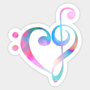 Music Heart Sticker